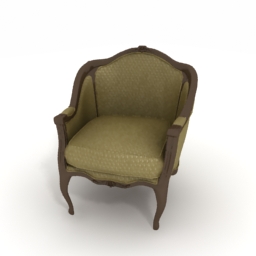 3D Armchair preview