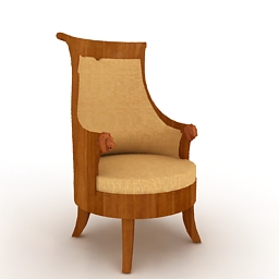 3D Armchair preview