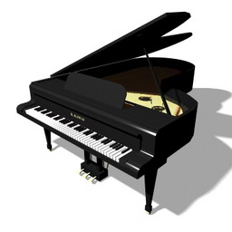 3D Piano preview