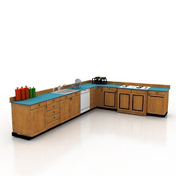 3D Kitchen preview