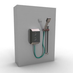 shower tap 3D Model Preview #52c8b933