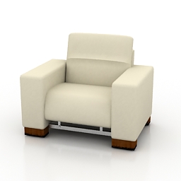 3D Armchair preview