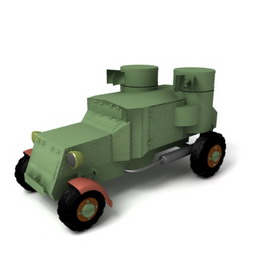 armored car 3D Model Preview #b4cc75ec