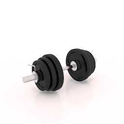 3D Dumbbell preview