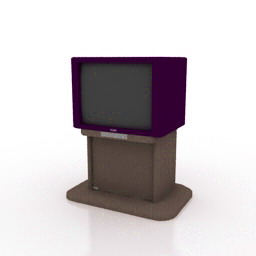 old tv 3D Model Preview #f8197dc0