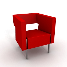 3D Armchair preview