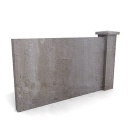 ?oncrete wall 3D Model Preview #2003942e