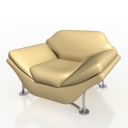 3D Armchair preview