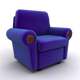 3D Armchair preview