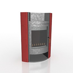 3D Fireplace preview