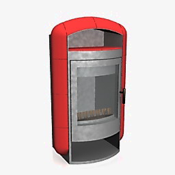 3D Fireplace preview