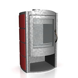 3D Fireplace preview