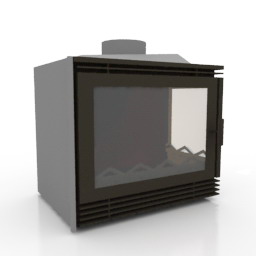 3D Fireplace preview