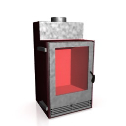 3D Fireplace preview