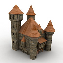 dark castle 3D Model Preview #87778670
