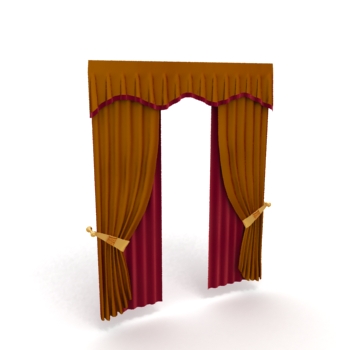 curtain al 3D Model Preview #9be0e952