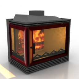 3D Fireplace preview