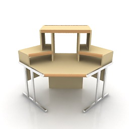 corner desk 3D Model Preview #bf88d191