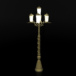 3D Lamppost preview