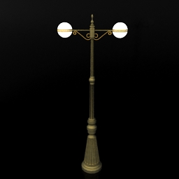 3D Lamppost preview