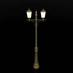 3D Lamppost preview