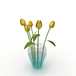 tulips - 3D Model Preview #80ae399f