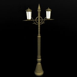 3D Lamppost preview