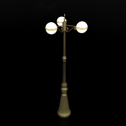 3D Lamppost preview