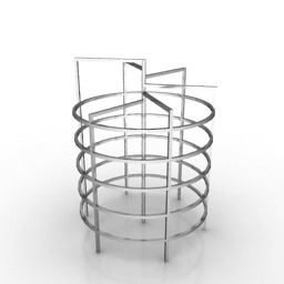 circular monkey 3D Model Preview #38395409