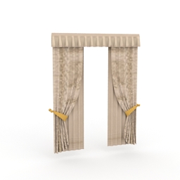 ?urtain 07 3D Model Preview #412537e0