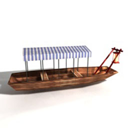 Boat 3D Model Preview #9e3d52b3