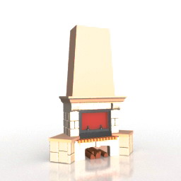 fireplace bolero 3D Model Preview #f4607f46