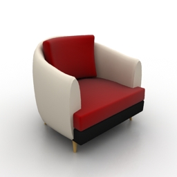 3D Armchair preview