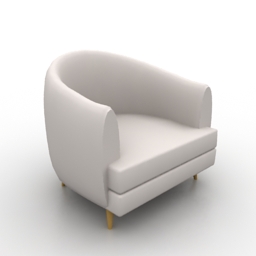 3D Armchair preview