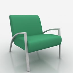 3D Armchair preview