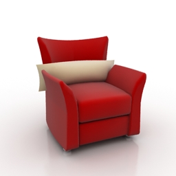 3D Armchair preview