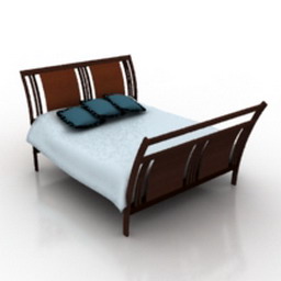 savoy bed- 3D Model Preview #f8baf60d