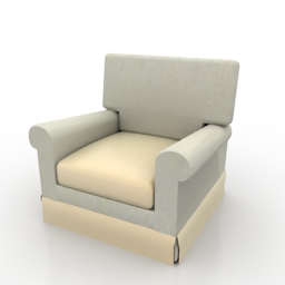 3D Armchair preview