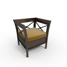 3D Armchair preview