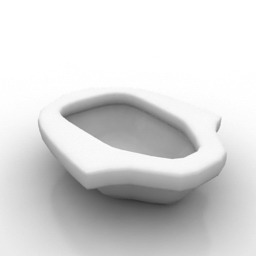 urinal  014 3D Model Preview #645df385