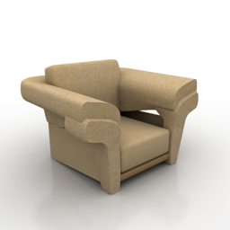 3D Armchair preview