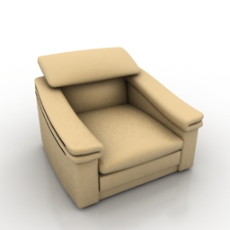 3D Armchair preview