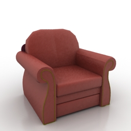 3D Armchair preview