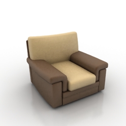 3D Armchair preview