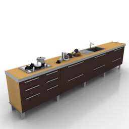 3D Kitchen preview