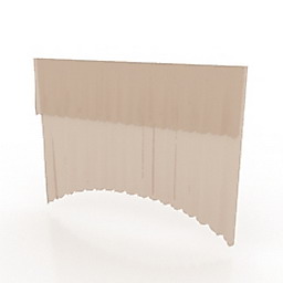 curtain cottadge 3D Model Preview #2ae64f0a