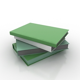 book 3D Model Preview #9404b668
