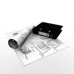 background papers 3D Model Preview #a29c8404