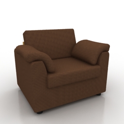 3D Armchair preview