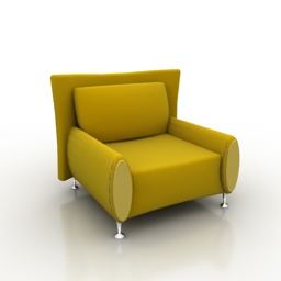 3D Armchair preview
